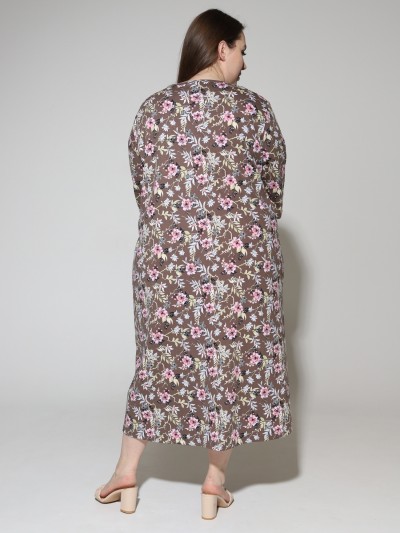 Халат Зима коричневый Халат Зима коричневый