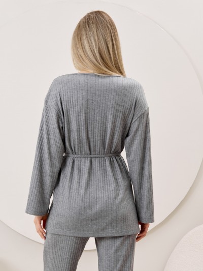 Кардиган-кимоно Эвила-1 серый Кардиган-кимоно Эвила-1 серый