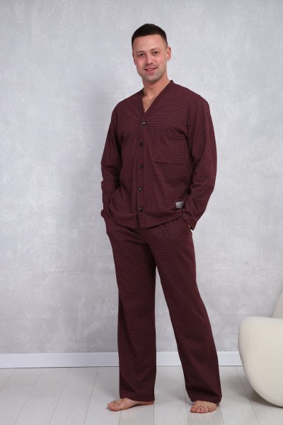 1100 Пижама мужская - бордовый (НТ) 1100 Пижама мужская - бордовый (НТ)