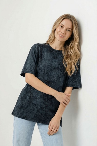 14502 футболка женская оверсайз - черный (НТ) 14502 футболка женская оверсайз - черный (НТ)