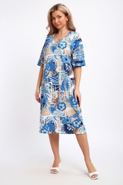 Платье 51206 - голубой (НТ)