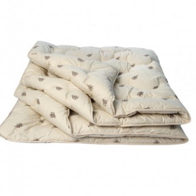Одеяло - стандартное  верблюжья шерсть 300 гр-м (ИВШ)