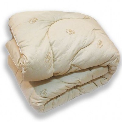 Одеяло - овечья шерсть-эконом пэу-стэп чемодан 400 гр-м (NSD)