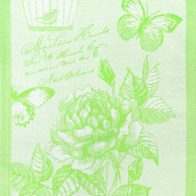 Полотенце-салфетка пестротканная 30Х50 - Роза 4590 майская зелень (И.Т)