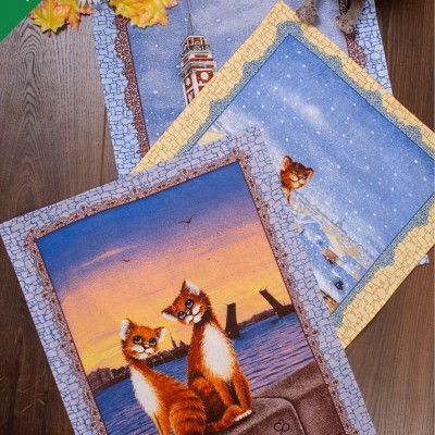 Набор полотенец Питерские коты (НТ)
