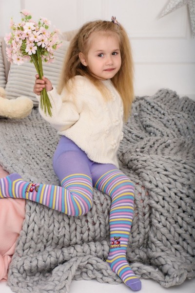 Колготки Вишенка детские - лиловый (НТ)