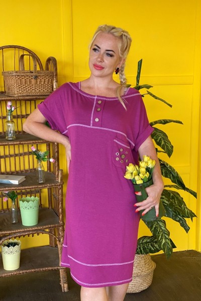 Платье 7224 - фуксия (НТ)