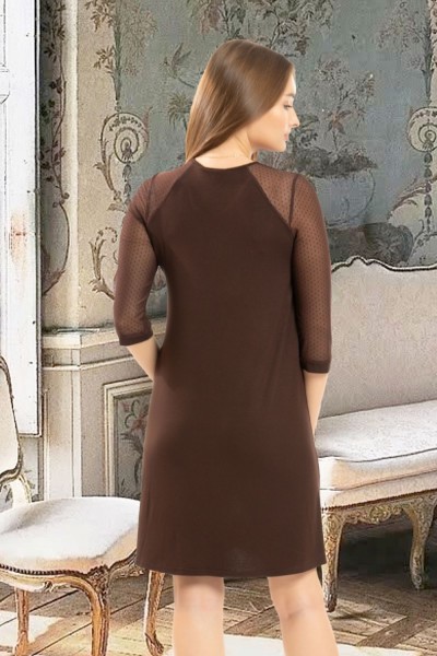 Платье 24601 - коричневый (НТ)