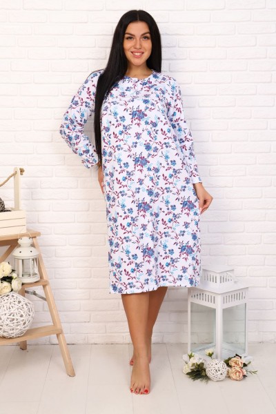 Сорочка Камбрия - бирюза (НТ)