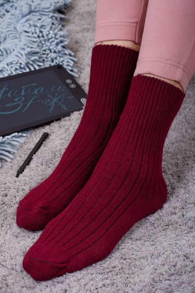 Носки 24922 женские - бордовый (НТ)