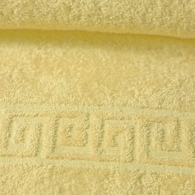 Полотенце махровое гладкокрашеное - Желтое 