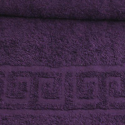 Полотенце махровое гладкокрашеное - Фиолетовое