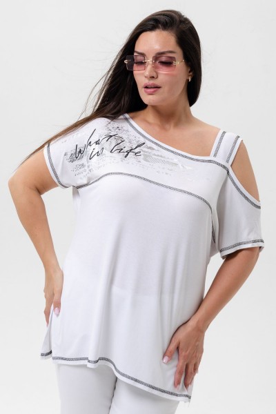 Туника 9042 - белый (НТ)