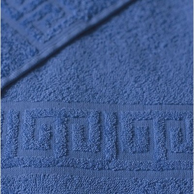 Полотенце махровое гладкокрашеное - Голубой