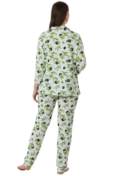 Пижама брюки - Оливки зеленый 1607.К (классическая) (ОТ)