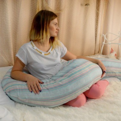 Подушка для беременных - U ОБРАЗНАЯ (искусст. лебяжий пух) (И.Т)