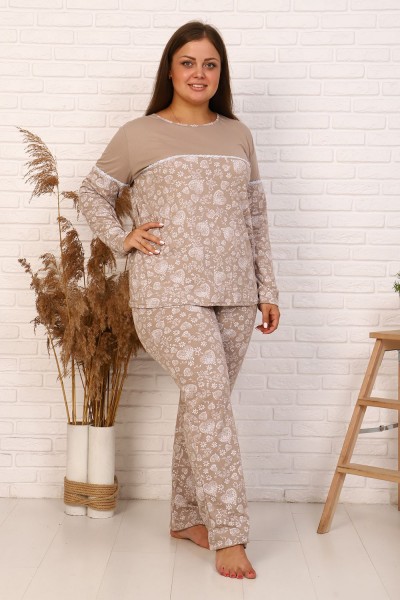 Костюм 19512 - бежевый (НТ) Костюм 19512 - бежевый (НТ)