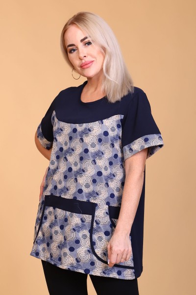 Туника 19510 - голубой (НТ)