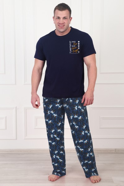 Пижама брюки мужская - Звёздный кот 1844.К (ОТ)