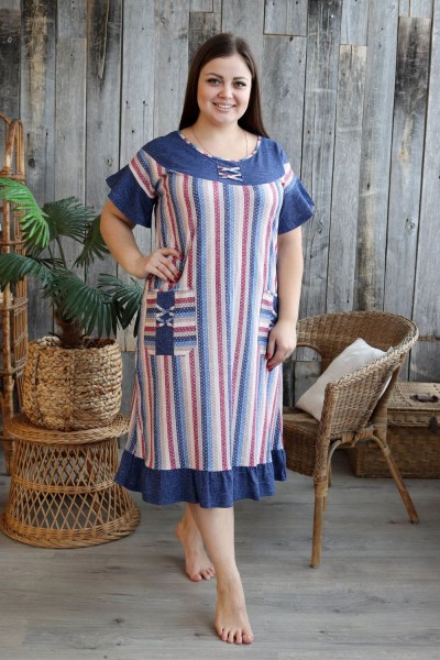 Платье 9105 - джинс (НТ)