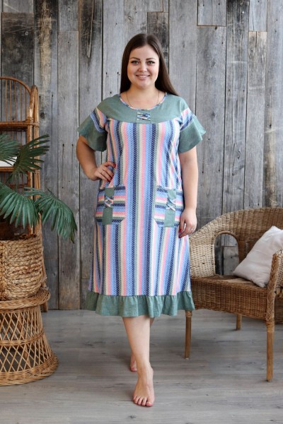 Платье 9105 - олива (НТ)