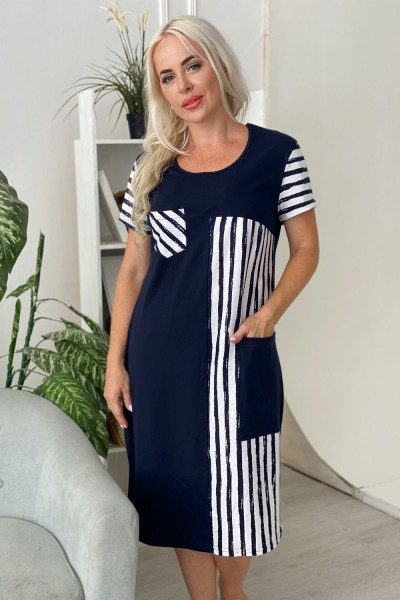 Платье 7278 - синий (НТ)
