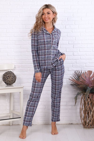 Пижама 59001 - серый (НТ)