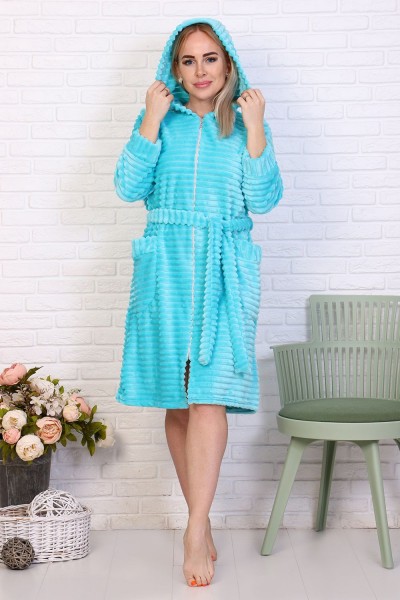 Халат 5718 - бирюзовый (НТ) Халат 5718 - бирюзовый (НТ)