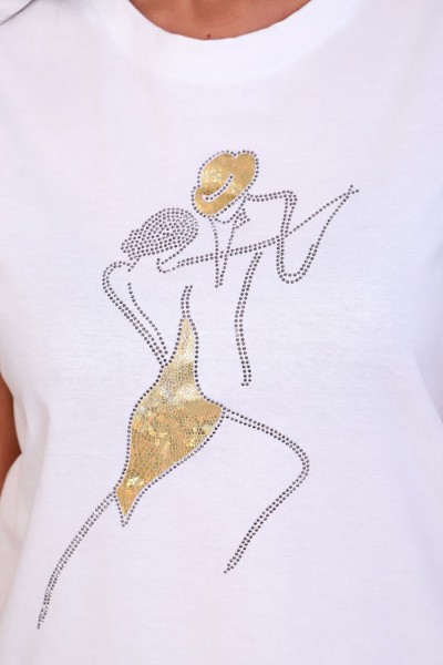 Футболка 56607 - белый (НТ) Футболка 56607 - белый (НТ)