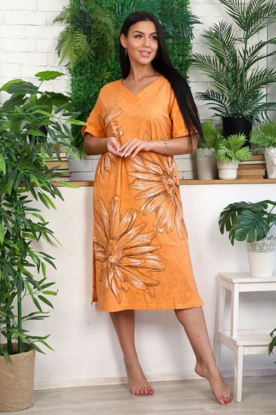 Платье 8241 - оранжевый (НТ)