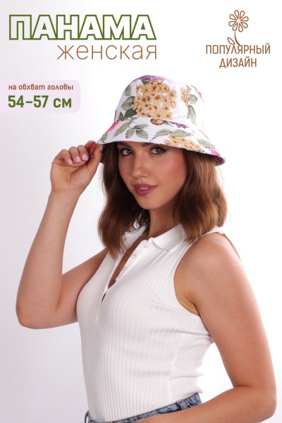 Панама женская GL413 - белый (НТ)