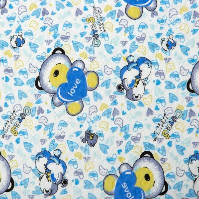 Одеяло-покрывало детское трикотажное - Карапуз голубой Арт