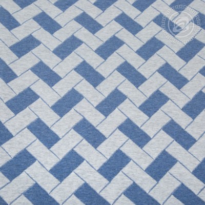 Одеяло-покрывало - Домино синее Арт