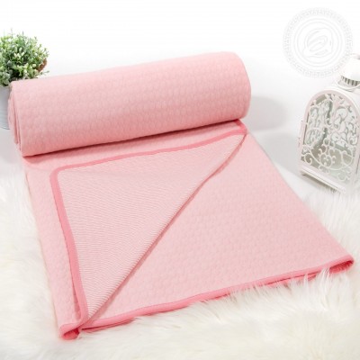 Одеяло-покрывало - Соты розовые Арт