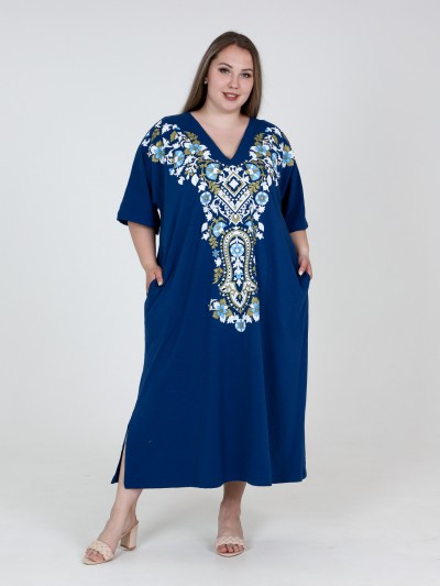Платье - Диляра синий  (ВСЕ) 