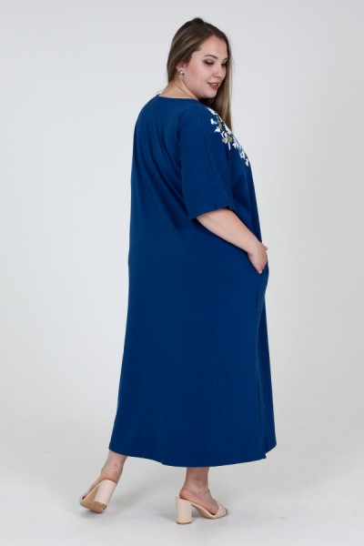 Платье - Диляра синий  (ВСЕ) 
