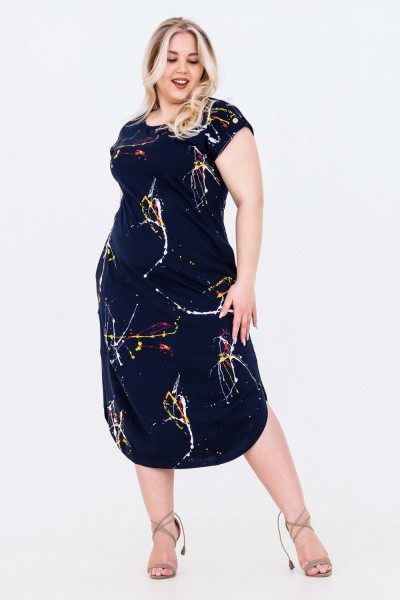 Платье 46507 - темно-синий (НТ)