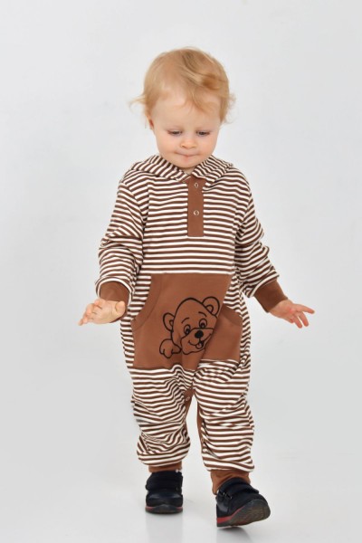 Полукомбинезон с капюшоном Мишка арт. ПК-КАП-мишка (НТ) Полукомбинезон с капюшоном Мишка арт. ПК-КАП-мишка (НТ)