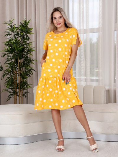 Платье  ЕТП-157 желтый (ET)