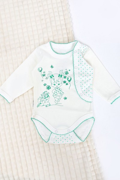 Боди 201401-2 длинный рукав - зеленый (НТ) Боди 201401-2 длинный рукав - зеленый (НТ)