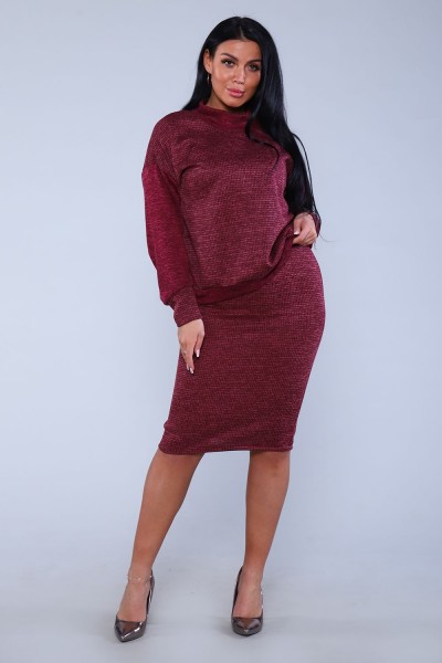 Костюм 20658 - бордовый (НТ) Костюм 20658 - бордовый (НТ)