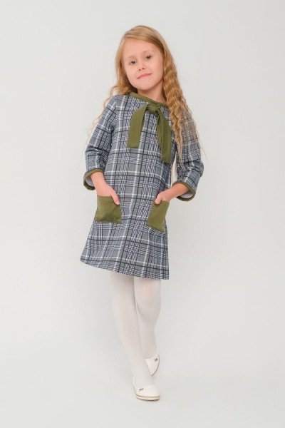 Платье Кэтрин Хаки детское - хаки (НТ)