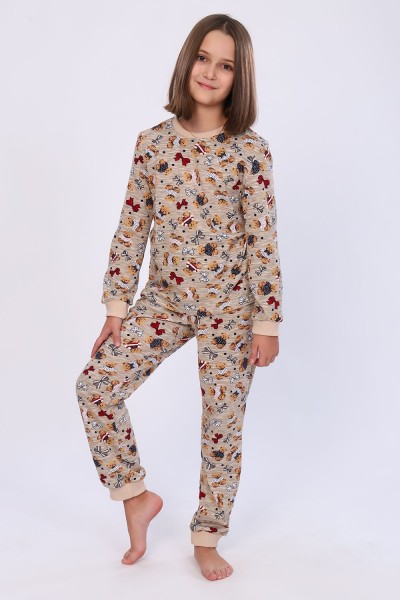 Пижама 59035 детская - серый (НТ)
