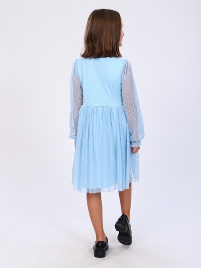 Платье - Маркиза голубой  ПЛ.87.2 (ЕГ)