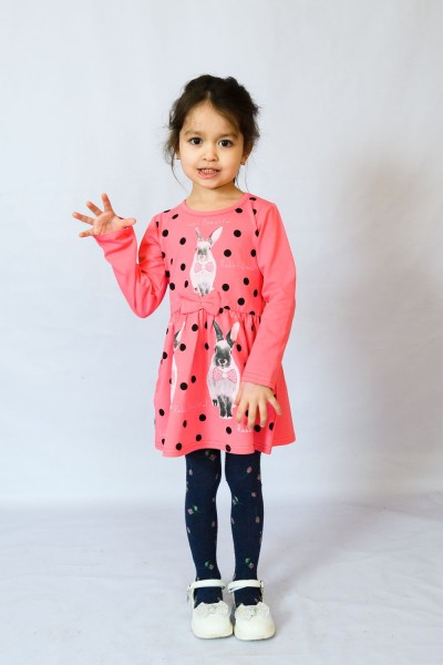 Платье 83007 детское - темно-розовый (НТ)