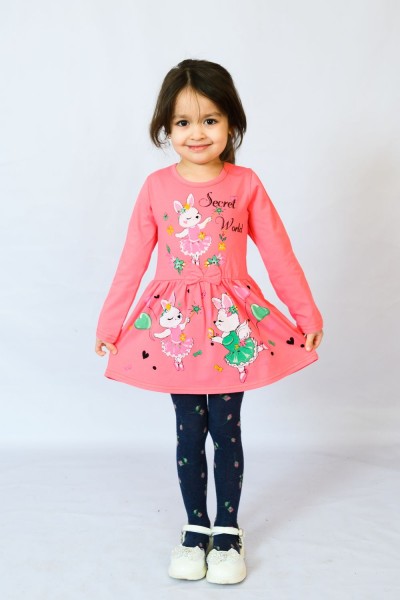 Платье 83003 детское - темно-розовый (НТ)