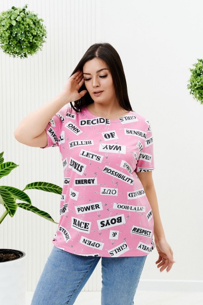 Футболка 9066 - булавки (НТ)