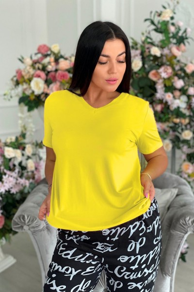 Футболка 9062 - желтый (НТ) Футболка 9062 - желтый (НТ)