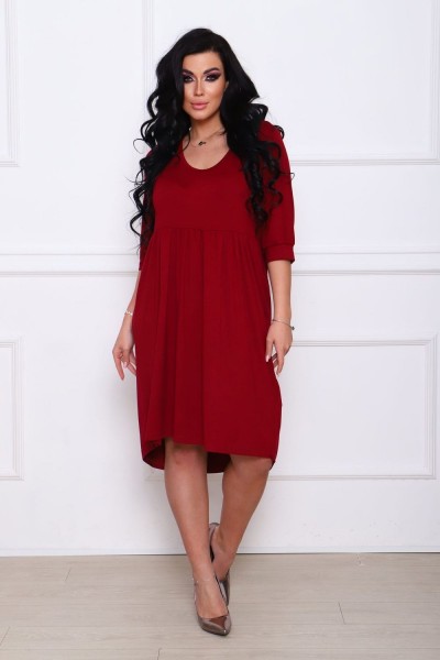 Туника 33507 - бордовый (НТ)