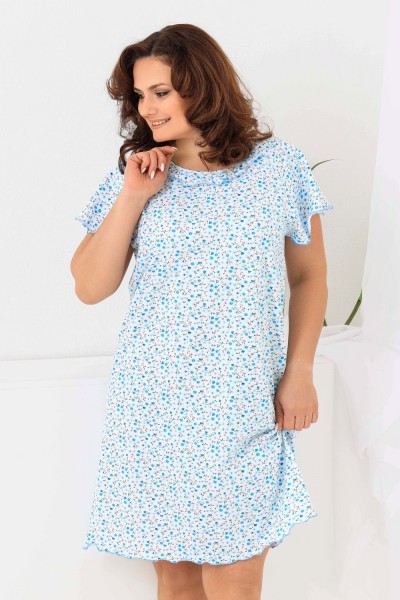 Сорочка 21533 - цветы (НТ)